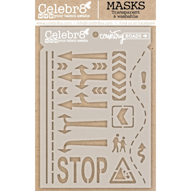 Celebr8 Stencil/Mask Country Roads