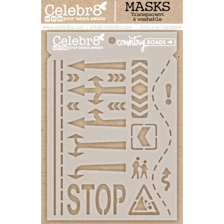 Celebr8 Stencil/Mask Country Roads