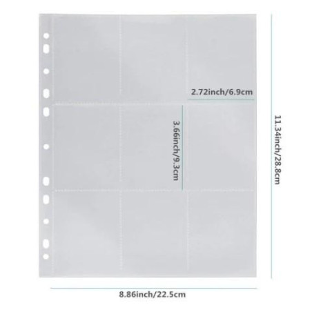 Scrapbook Studio A4 9 Pockets Sleeves 5 per Pack