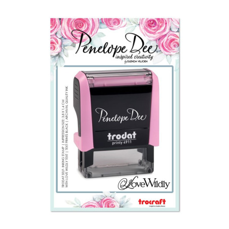 Penelope Dee Love Wildly Stamp - Love Wildly