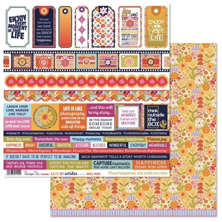 Penelope Dee Life of Smiles 12x12 Paper - Smile More