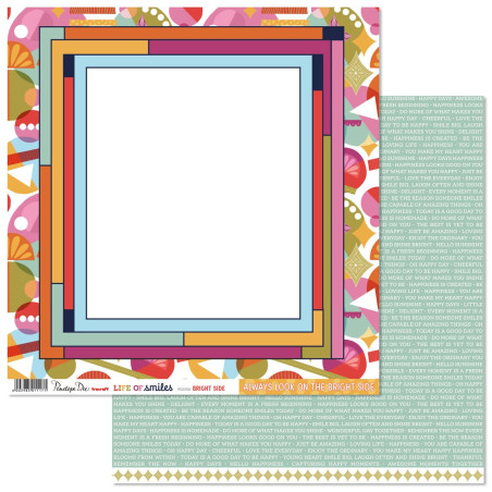Penelope Dee Life of Smiles 12x12 Paper - Bright Side