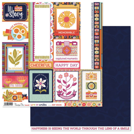 Penelope Dee Life of Smiles 12x12 Paper - Keep Smiling