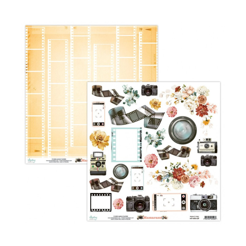 Mintay Mamarazzi 12 x 12 Scrapbook Paper Elements