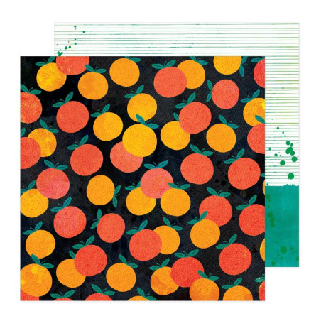 Vicky Boutin 12x12 Bold and Bright Paper - Juicy Scoop