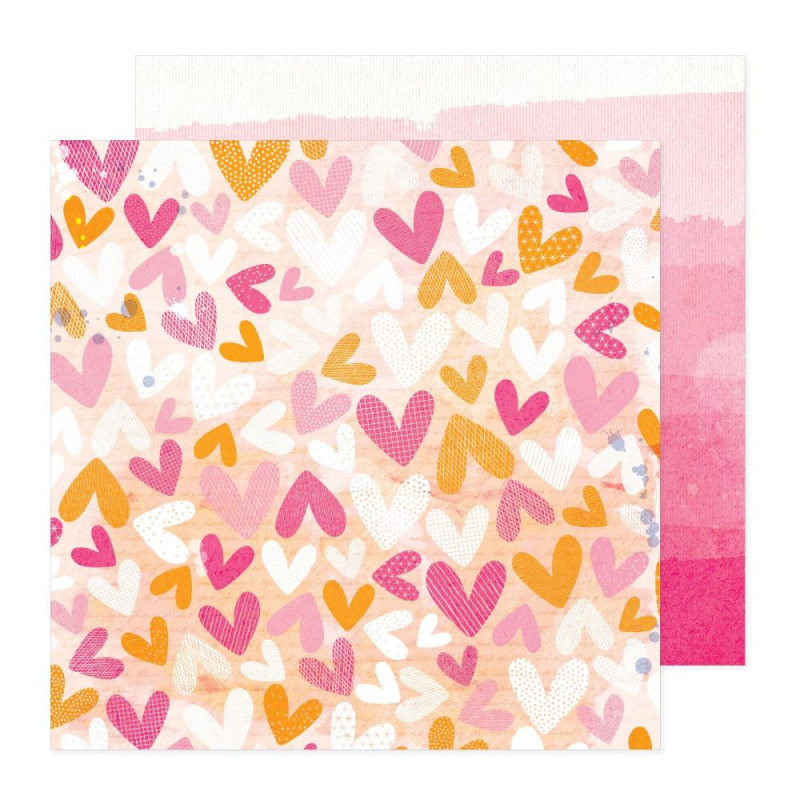 Vicki Boutin 12x12 Bold and Bright Paper - Take Heart