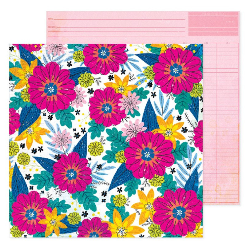 Vicki Boutin 12x12 Bright & Bold Paper - Round About