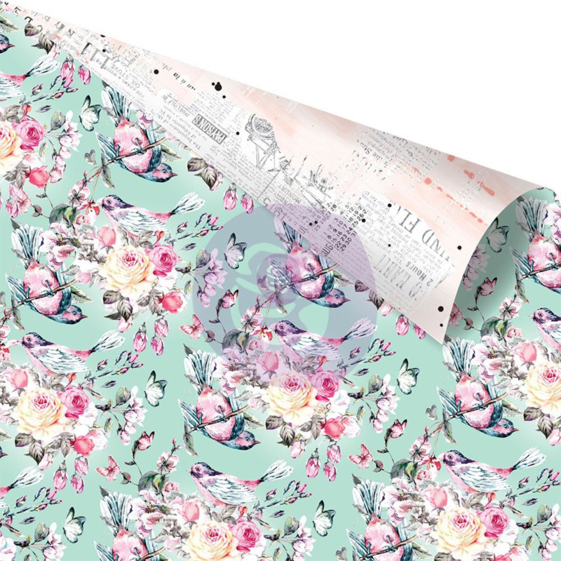 Prima Marketing Havana 12 x 12 Scrapbook Paper - Chirping News