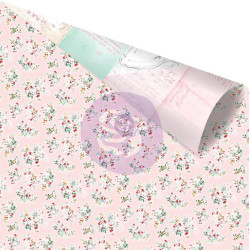 Prima Marketing Havana 12 x 12 Scrapbook Paper P.S I Love you