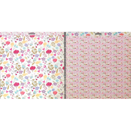 Prima Marketing 12X12 Julie Nutting Butterfly Bliss Paper - Flowers