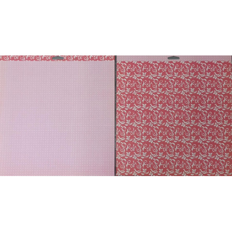 Prima Marketing 12x12 Julie Nutting Butterfly Bliss Paper - Pink Dots
