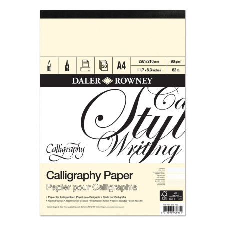Daler Rowney A4 Calligraphy Paper 30 Sheets