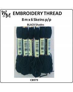 W&M Embroidery Thread BLACK...