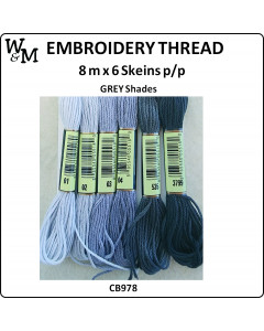 W&M Embroidery Thread Grey...