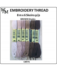 W&M Embroidery Thread BROWN...