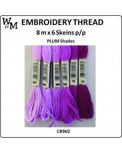 W&M Embroidery Thread PLUM...