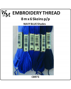 W&M Embroidery Thread NAVY...