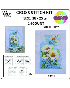 W&M Cross Stitch KIT WHITE...