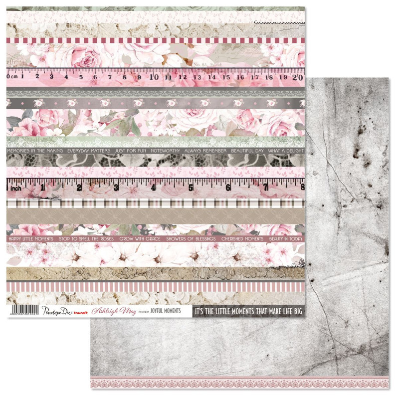 Penelope Dee Ashleigh May 12 x 12 Scrapbook Paper - Joyful Moments