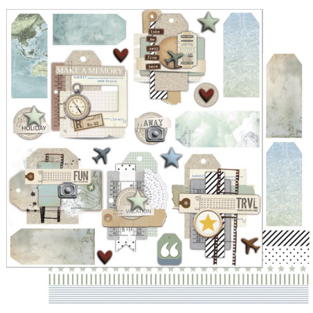 Uniquely Creative Scenic Route Paper - Make a Memory