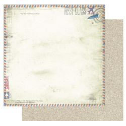 Uniquely Creative Scenic Route 12 x 12 Scrapbook Paper Travel Plans
