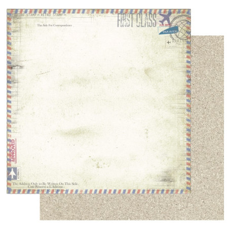 Uniquely Creative Scenic Route 12 x 12 Scrapbook Paper Travel Plans