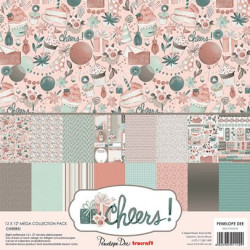 Penelope Dee Mega 12 x 12 Scrapbook Paper Pack - Cheers