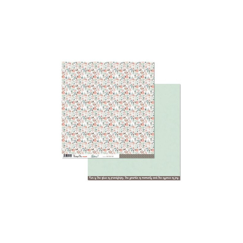 Penelope Dee Cheers 12 x 12 Scrapbook Paper - Fun Fun Fun