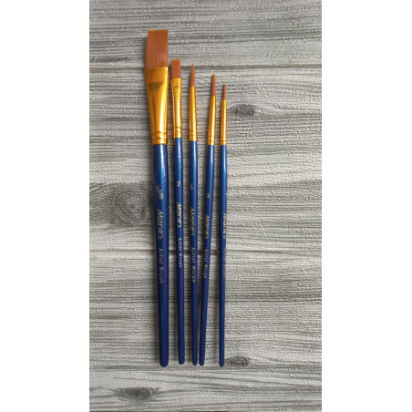 Marie's Nylon Brush Set of 5pcs