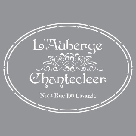 DecoArt Americana Decor Stencil/Mask 12"X12" - The French Inn