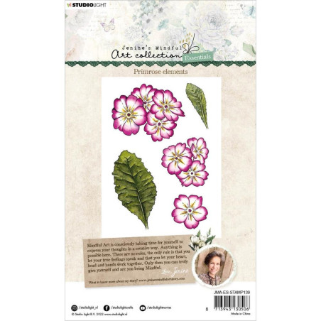 Studio Light Jenine's Mindful Art Collection Clear Stamp- Primrose Elements