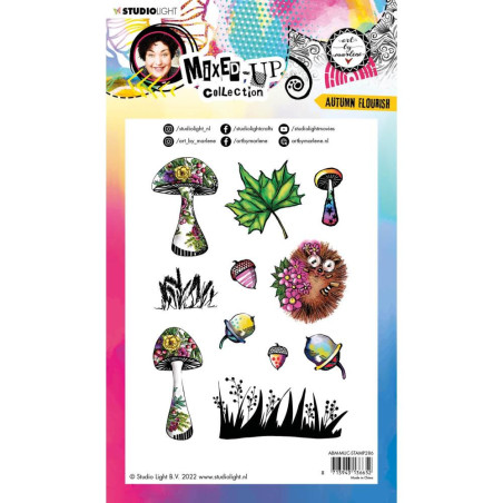 Studio Light Mixed Up Clear Stamps - Autumn Flourish