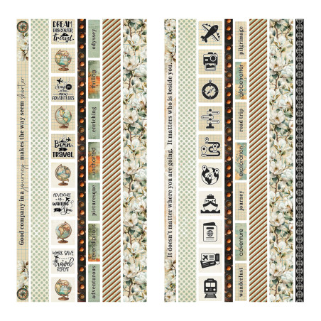 49 and Market Wanderlust Explorer Washi Sheets