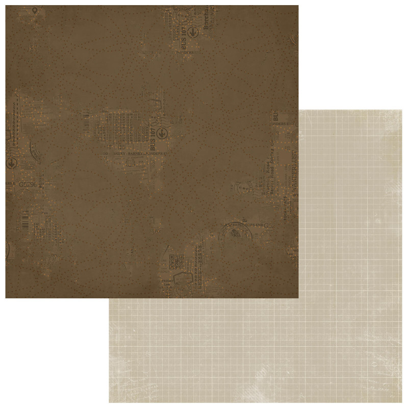49 and Market Wanderlust Explorer 12 x 12 Scrapbook Paper - Solids Sheet 3