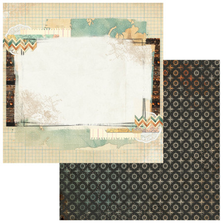 49 and Market Wanderlust Explorer 12 x 12 Scrapbook Paper - Travel Memories