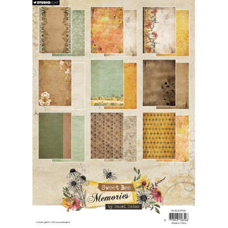 Studio Light A4 Paper Pack - Sweet Bee Memories