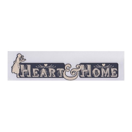 Scrap Collections Chipboard - Heart & Home