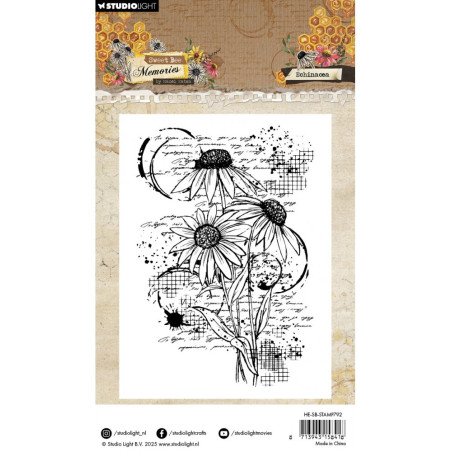 Studio Light Sweet Bee Memories Clear Stamp - Echinacea