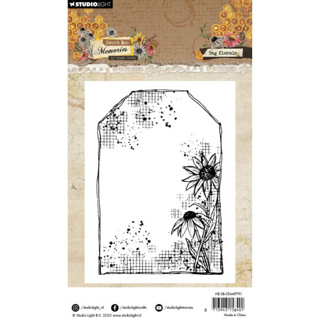 Studio Light Sweet Bee Memories Clear Stamp - Tag Florals
