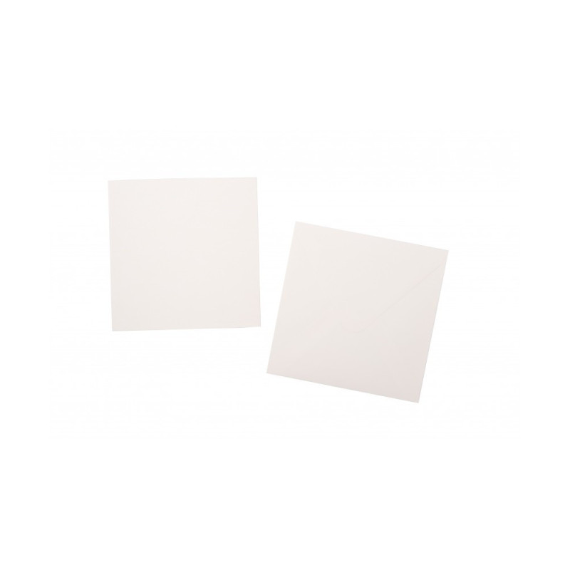 Studio Light 6x6 Inch Cards & Envelopes - Cream