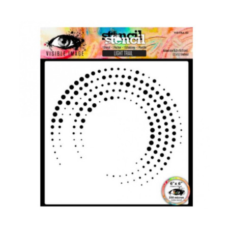 Visible Image Stencil/Mask - Light Trail