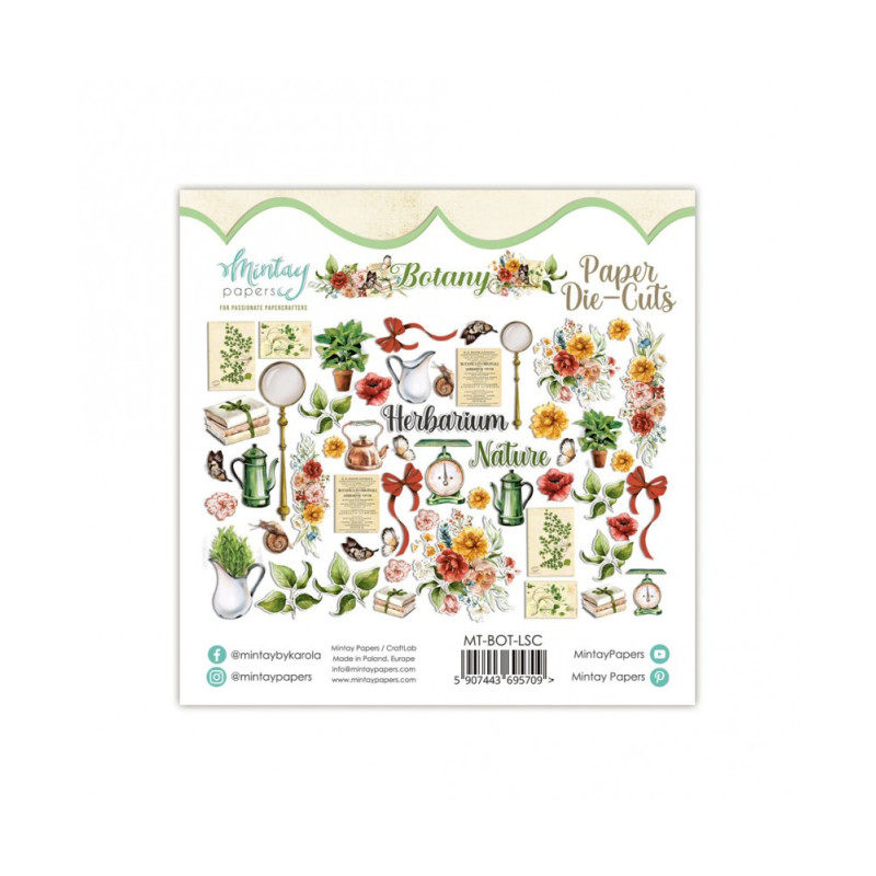 Mintay Botany Die Cuts/Ephemera Pack