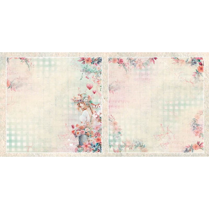 Studio Light Sending You Love 12 X 12 Scrapbook Paper 01