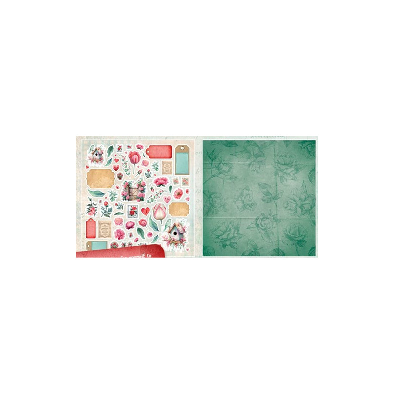 Studio Light Sending You Love 12 X 12 Scrapbook Paper 05