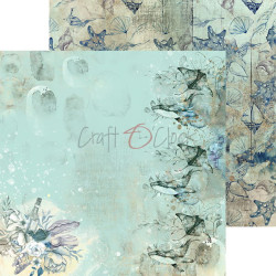 Craft O clock Ocean Deep 12 x 12 Scrapbook Paper - 06