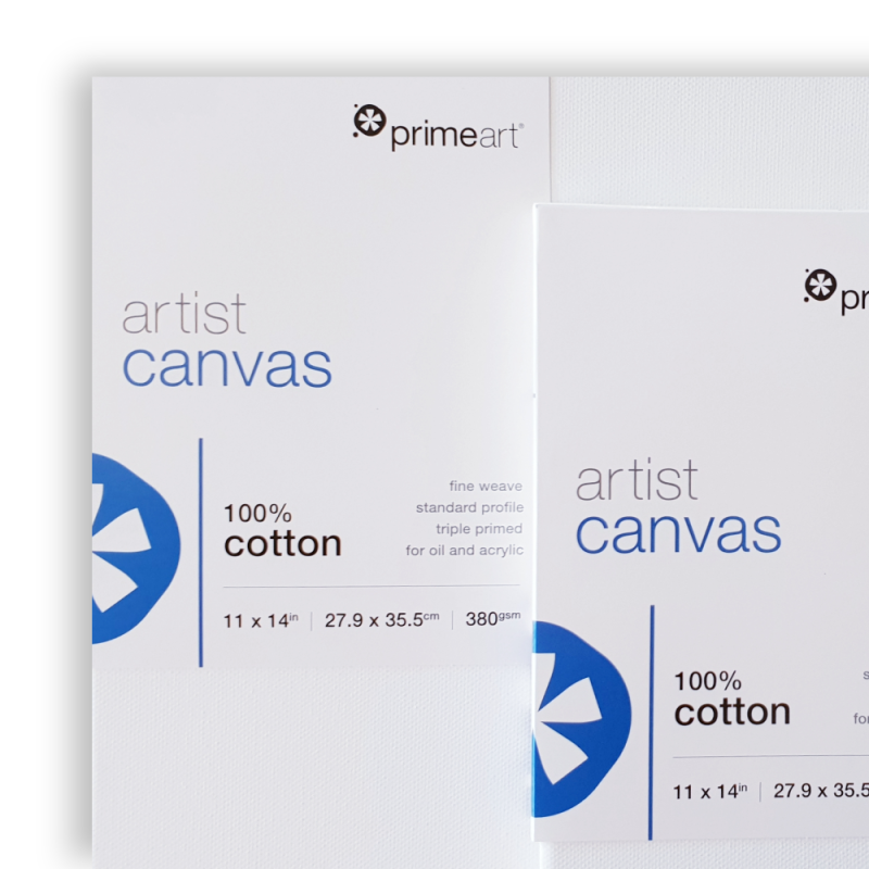 Primeart Stretch Canvas Yellow Label (Standard Profile) A4