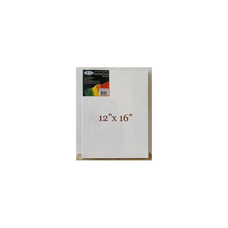 CONDA Primed Canvas Deep Edge 12 x 16" 30 x 40cm