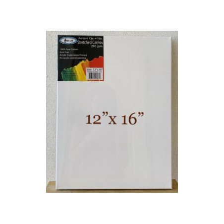 CONDA Primed Canvas Deep Edge 12 x 16" 30 x 40cm