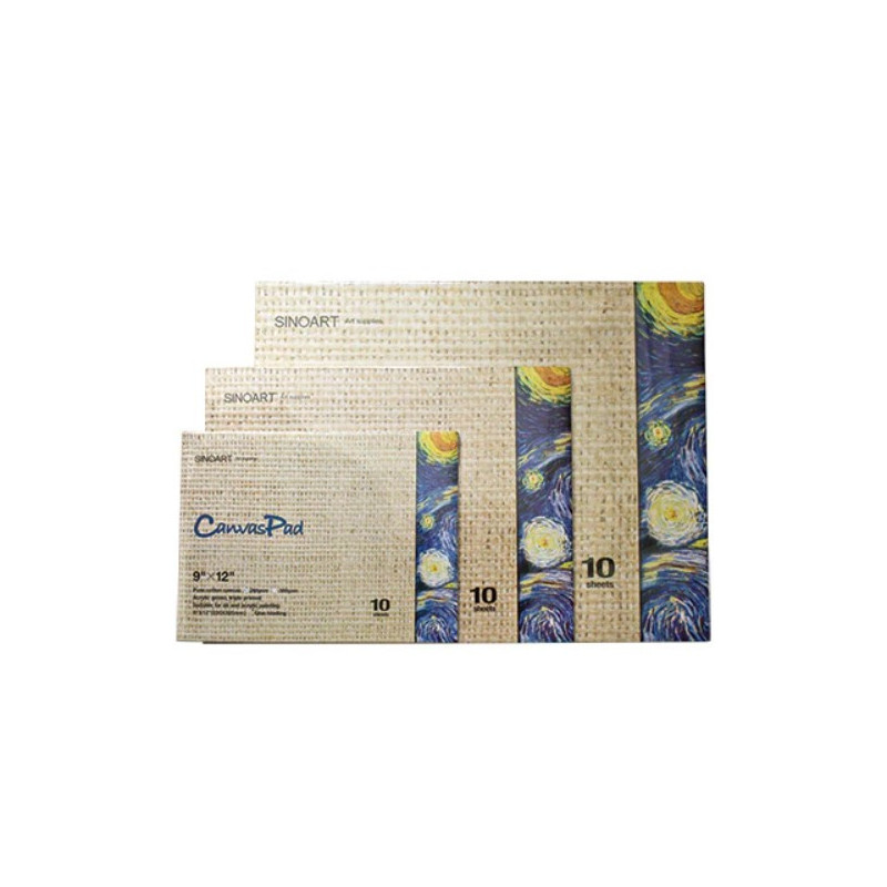 Sinoart Canvas Pad A4 210 x 297mm 10 Sheets 280gsm