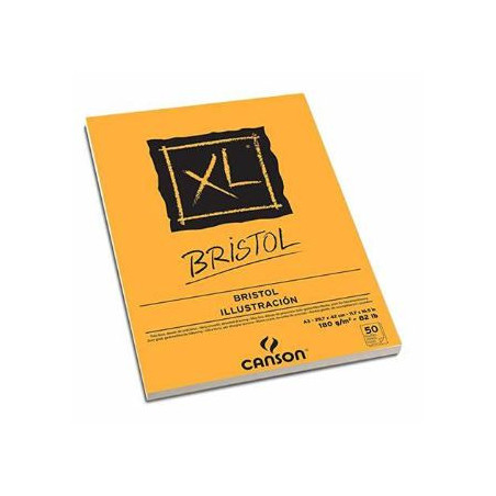 Canson XL Bristol A3 29.7 X 42cm 11.7 x 16.5" 180gsm 50 sheets